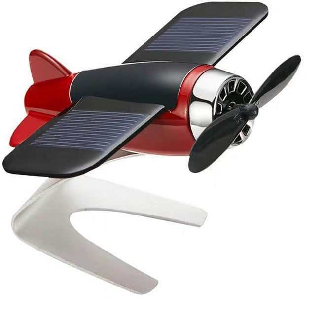 에브리샤인 무한동력 차량용 태양열 프로펠러 비행기, 1개, 레드