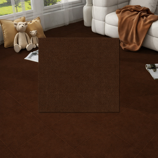 베라스코 미끄럼방지 타일 카페트 30 x 30cm, 모카, 20개