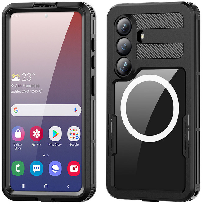 IP68 등급 안전한 갤럭시S23 s24 s25 S26 울트라 플러스 잠수함 방수케이스