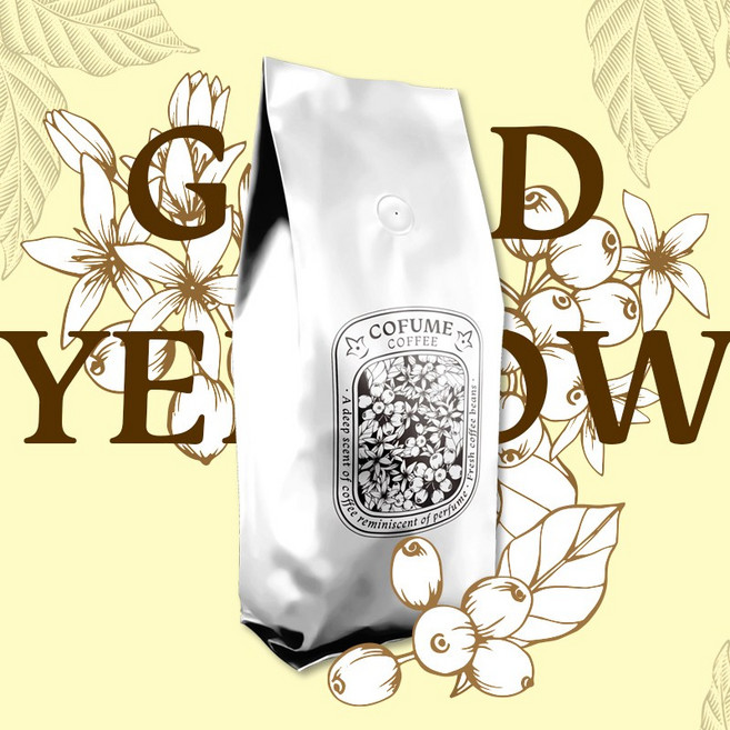 커퓸커피 아라비카 원두커피 골드옐로우 1kg 스페셜티 블렌드 홀빈(분쇄가능) 1개, 프렌치프레스