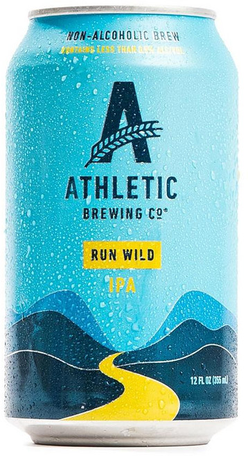 Athletic 논알코올릭 비어 355ml 12개입 1팩 런 와일드 Athletic Brewing Company Craft Non-Alcoholic, 1개