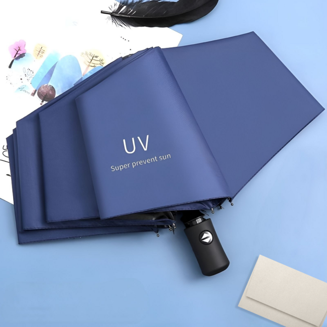 J.D컴퍼니 자동 암막 경량 3단 양우산