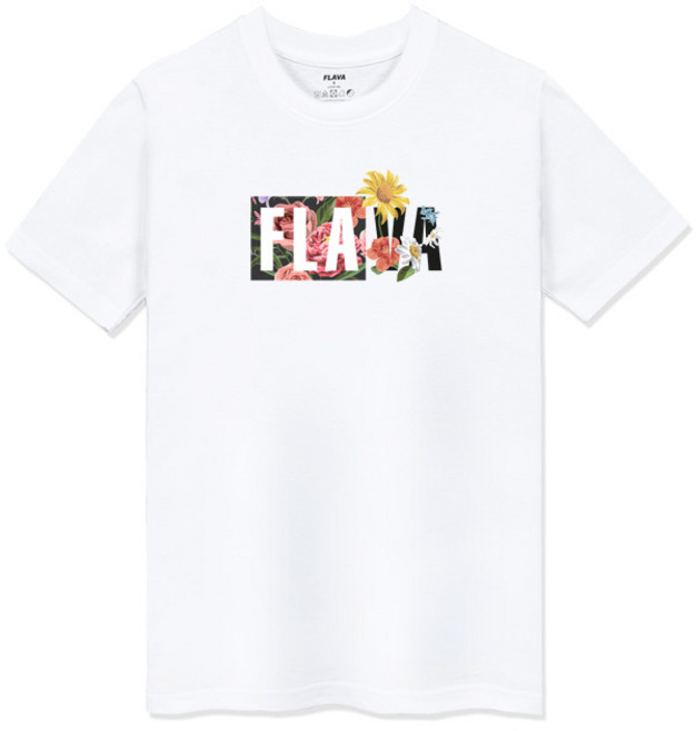 JYFASHION 플라워 빅사이즈 S~4XL 반팔 티셔츠