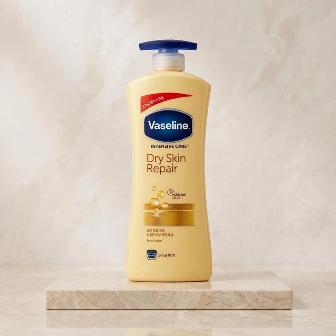 바세린 고보습케어 바디로션 인텐시브 케어 드라이스킨 600ml 4개 - 쿠팡