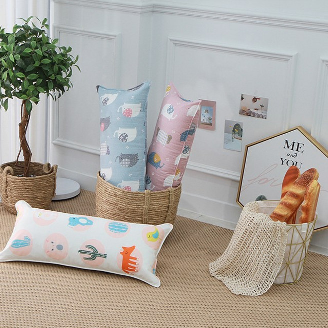 단잠 베개 순면베개 아동베개 학생베개 캐릭터베개 성인베개(커버2+솜2), 포레스트