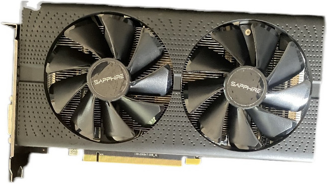 RX580 RX570 RX590 그래픽 카드 게이밍 재사용 가성비, 사파이어RX5808G2048SP