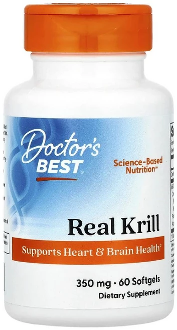 닥터스베스트 리얼 크릴 Real Krill 350mg 크릴 피쉬 오일 소프트젤 60정, 1개 - 쿠팡
