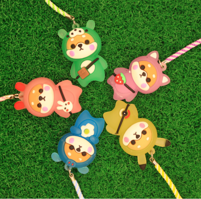 별난별 골프 시바이누 골프티걸이 악세사리 5색상 1세트, 1개