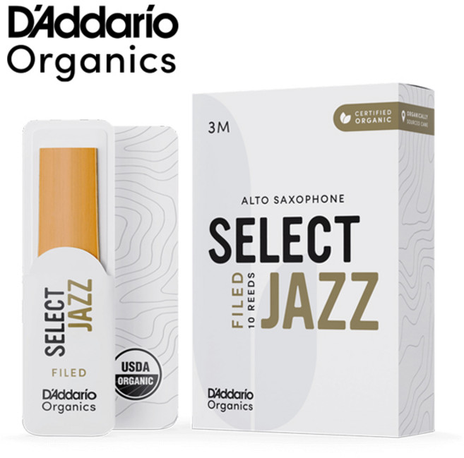 미성악기 재즈셀렉트 셀렉트재즈 파일드 알토 색소폰 리드 다다리오, 1개