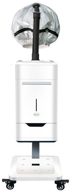 헤어샵 헤어 스팀기 모발 케어 백색(헤드 머리 미용실 미스트기 관리기 1개), 싱글 폴라 화이트 서랍 모자 4개