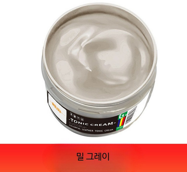 가죽염색 페인트 가죽수리 가죽가방 소파 신발 복원용 천연가죽 의류 20ML 베이지 그레이 컬러 도구 포함, 1개, 1000ml