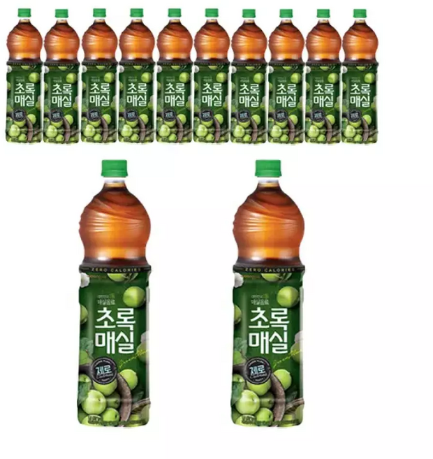 초록매실 제로 1.5L 12개