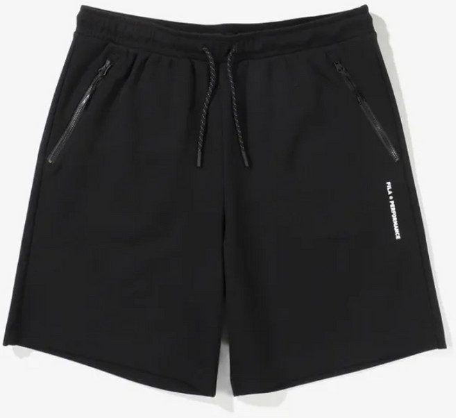 휠라 FILA 남성 다블 위브 5부 반바지 FS2TRE2201M-BLK