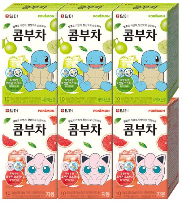 담터 콤부차 샤인머스캣 30T +자몽 30T (60T), 5g