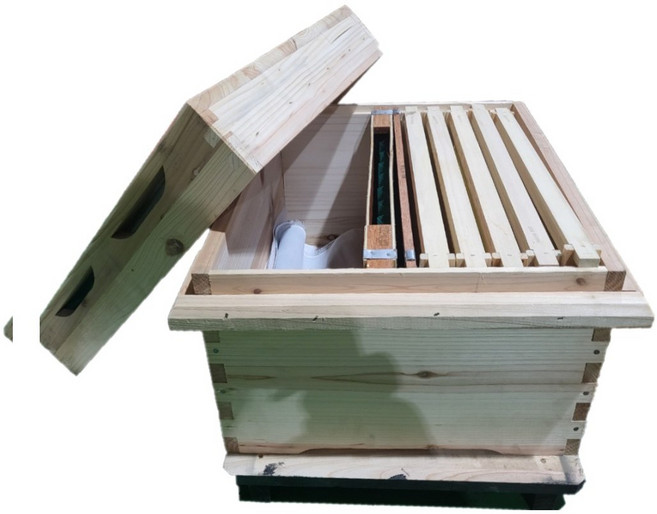 양봉 단상벌통 기본세트 (양봉자재 양봉용품 벌통세트 벌통조립세트 벌통 단상벌통 계상벌통 단상 계상 ), 1개