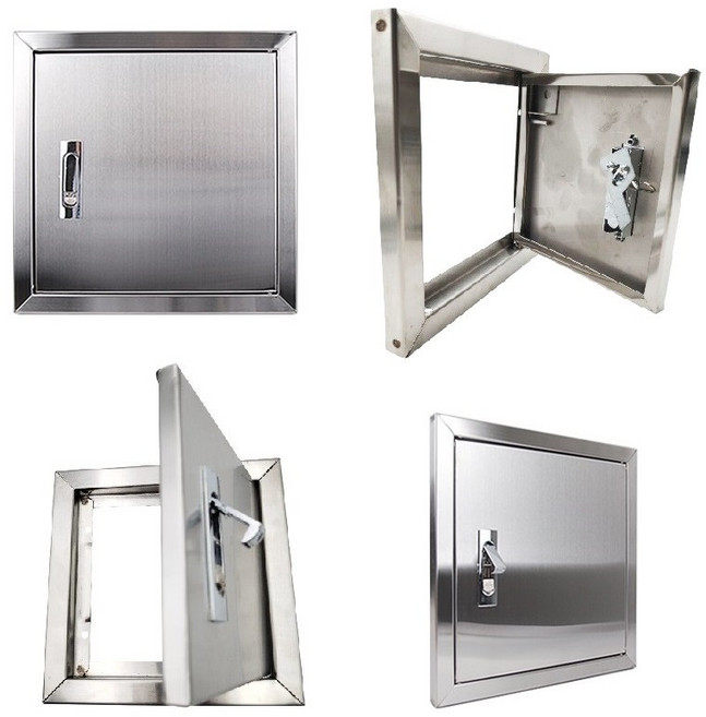 철물전 스텐점검구 스테인리스 배전판 주문제작 가능 배전함 벽면 매립형 다용도함, 1개