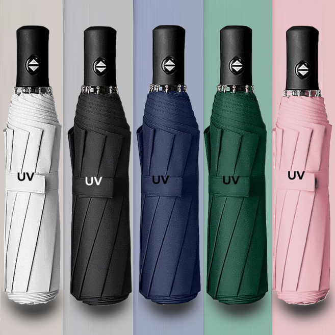 아머렉스 UV자외선차단 3단자동우산 접이식 암막 우양산 자동 3단 우산