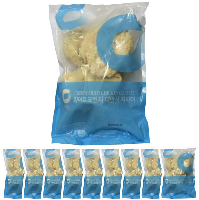 청정원 화이트크런치 대만식지파이 1.1kg 9봉지, 9개