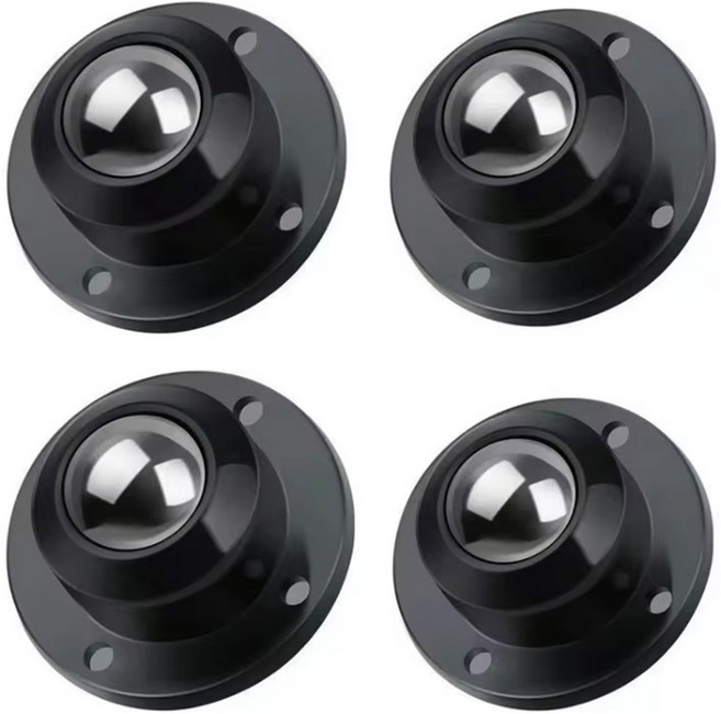 홈엔픽 360도 무타공 접착식 바퀴 4개입 이동식 화분 가전 가구 미니 바퀴 롤러, 4개