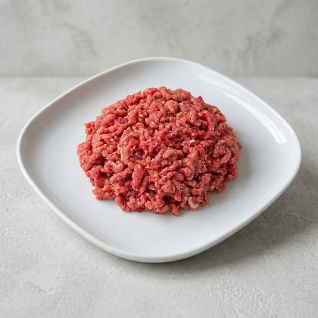 힐링미트 수입 소고기 목심 다짐육 다진고기 민찌, 1kg, 1개
