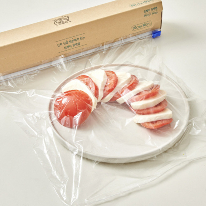 위생랩 친환경 산화생분해 제로웨이스트 투명 렙, 1개