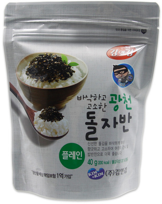 김앤김 플레인 돌자반 35g, 1개