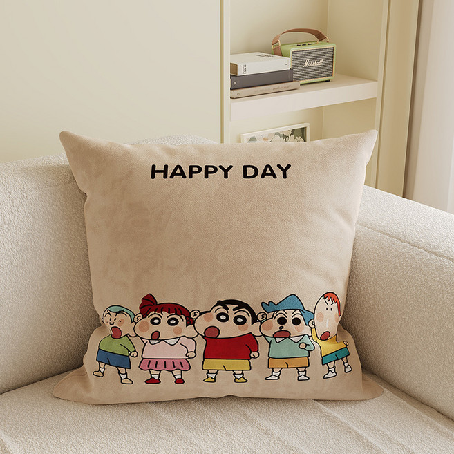 [짱구는 못말려] 쇼파쿠션 양면 커버