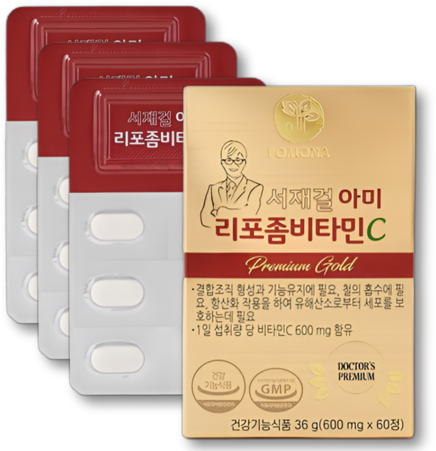 서재걸 리포좀비타민C 1200 아미노산 함유, 1박스, 60정