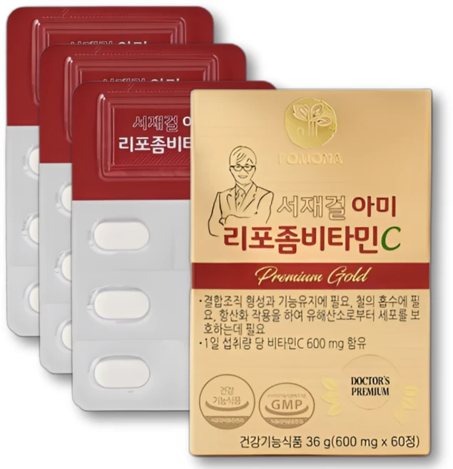 서재걸 리포좀비타민C 1200 아미노산 함유, 1박스, 60정 - 쿠팡