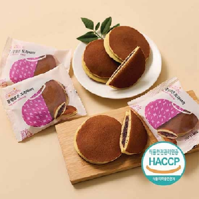 밤뜨래 더블리앙 통팥 품은 도라야끼 빵 65gx30봉, 도라야끼빵 65gx30봉