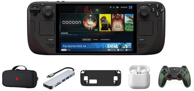 일반 밸브 Steam Deck OLED 2TB 휴대용 게임 콘솔, 512GB