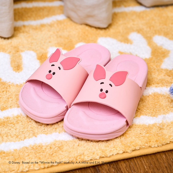 [MODERN HOUSE 중계점] 디즈니 피글렛 PVC 아동욕실화 170mm AD0125009, 1개, 핑크