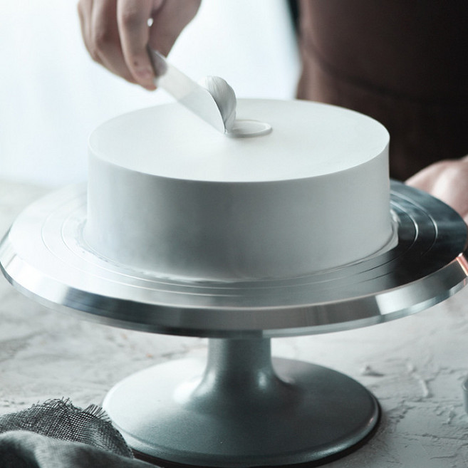 鋁合金蛋糕轉盤 裱花台 烘焙工具, 1個