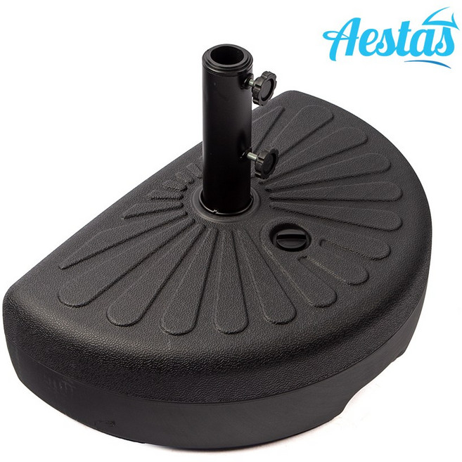 아이스타스 물통형 하프 파라솔 받침대 고정대 지지대 25kg BDO-025, 단품