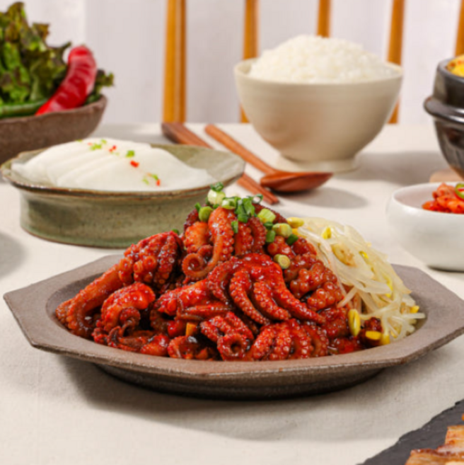 [650g] 배진국 양념쭈꾸미 볶음 맛있게 매운맛, 2개, 650g