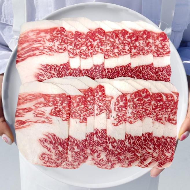 1++등급 투뿔 한우 차돌박이 소고기 구이용, 200g, 1개