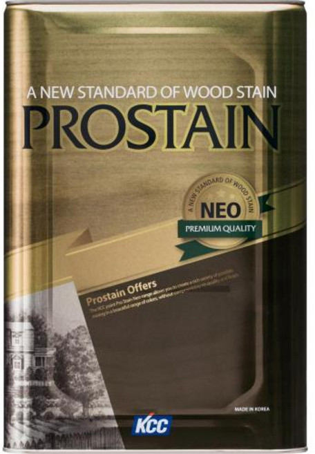 KCC페인트 오일스테인 프로스테인네오 투명(PC100) 16L, 1개