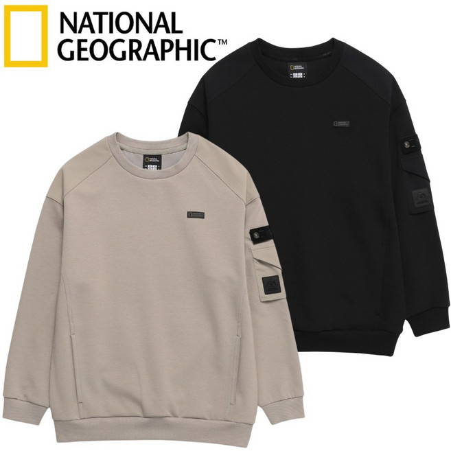 [백화점발송]내셔널지오그래픽 키즈 맨투맨 긴팔티 로고 상의