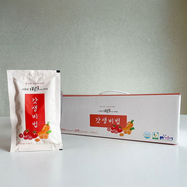 (하늘곳간) 국산 토마토 당근 사과 통착즙 갓생비법 NFC주스 ACT주스, 110ml