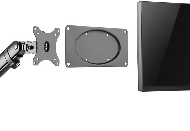 23 24 27 32 34 43 베사브라켓 200x100 확장용 TV 모니터암 거치대용, 1개