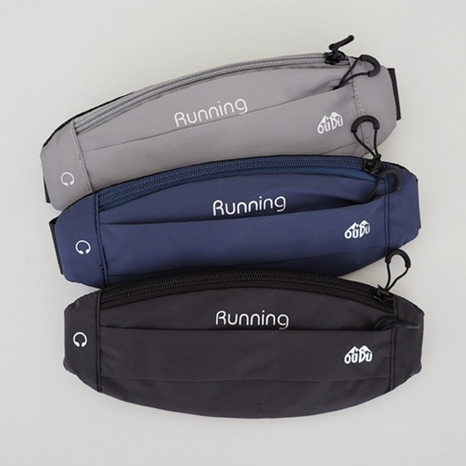 루루엔픽 런닝벨트 핸드폰 수납 힙색 방수 가방 밀착 슬림핏