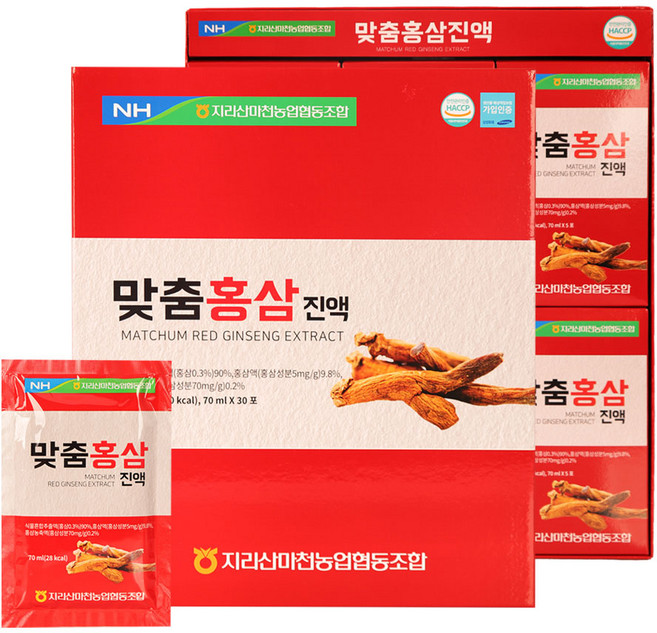 지리산마천농협 맞춤홍삼진액 70ml 30개