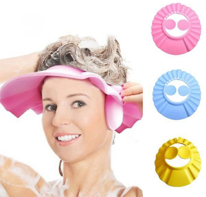 환자 노인 귀마개 샴푸캡 사이즈조절 부드러운소재 성인용 샴푸모자, 1개