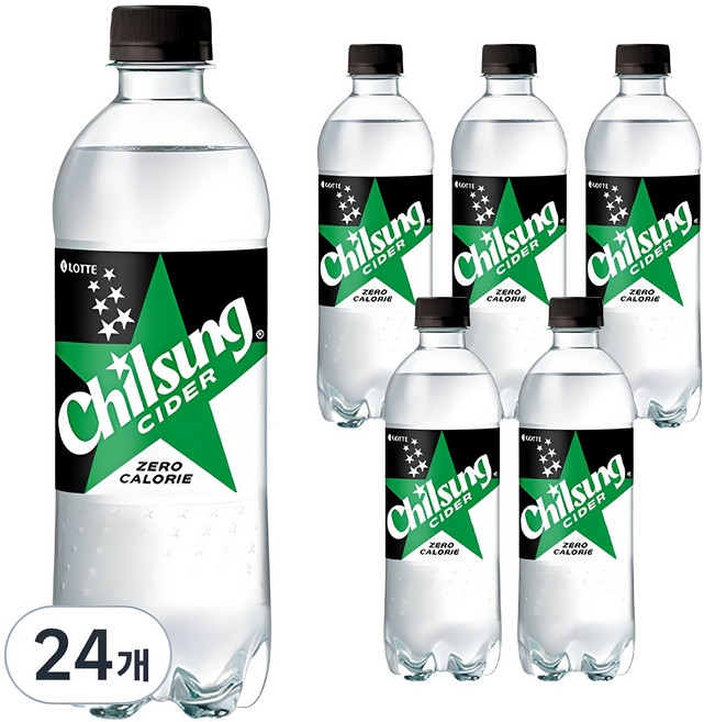칠성사이다 제로, 500ml, 24개