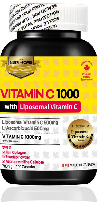 뉴트리파워 리포좀 비타민C1000 고함량 리포조말, 1개, 100정