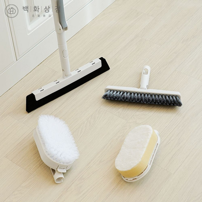 백화상점 다용도 욕실 청소용품 4종세트, 욕실세트 4종, 1개, 혼합색상