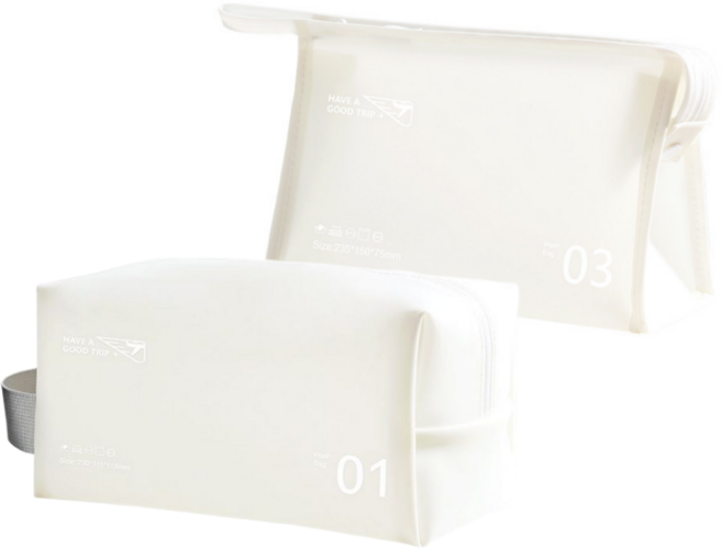 레오엘 방수 젤리백 PVC 세면백 파우치 수영 가방