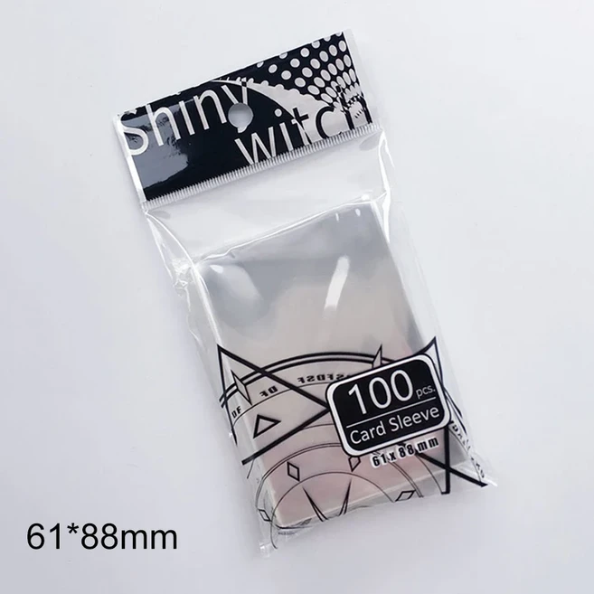 65x90mm/61x88mm 카드 슬리브 보호기 매직 더 개더링용 MTG 게임, 02 1 Shiny 61x88mm