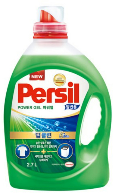 퍼실 딥클린 플러스 파워젤 액상세제 일반용 본품, 2.7L, 1개
