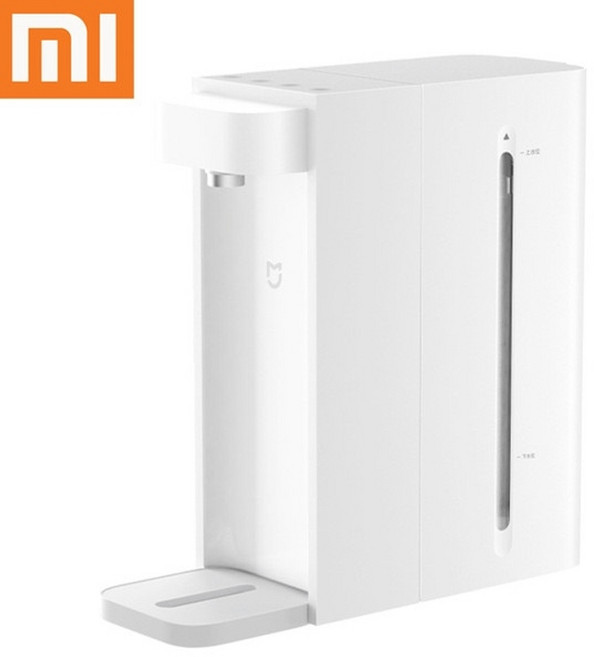 원래 새로운 샤오미 인스턴트 온수 디스펜서 c1 홈 오피스 스마트 인스턴트 온수 식수 디스펜서 2.5l 빠른 가열, 영국 어댑터 추가, 1개